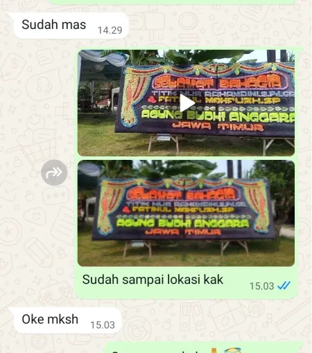 Pengiriman Papan Bunga Ciptamargi Cilebar